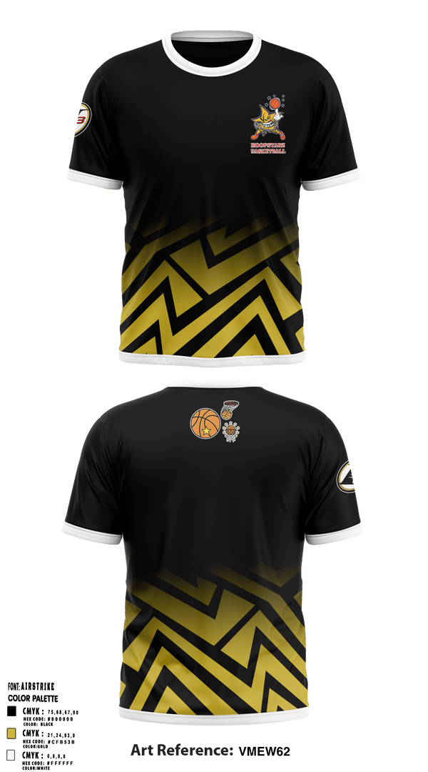 Short Sleeve Performance Shirt, Hoopstarz, Men's Basketball, Teamtime, Team time, sublimation, custom sports apparel, team uniforms, spirit wear, spiritwear, sports uniforms, custom shirts, team store, custom team store, fundraiser sports, apparel fundraiser