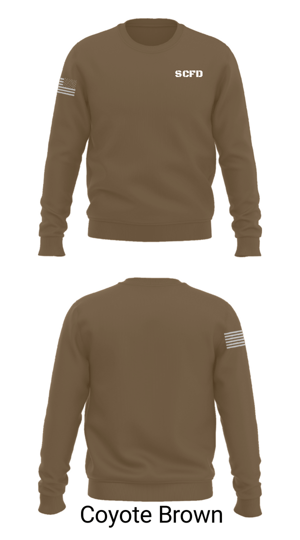 Crew Neck Sweatshirt, SCFD, Fire Department, Teamtime, Team time, sublimation, custom sports apparel, team uniforms, spirit wear, spiritwear, sports uniforms, custom shirts, team store, custom team store, fundraiser sports, apparel fundraiser
