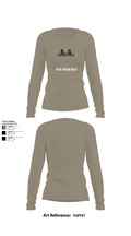 806 Marines 13874790 Women's Long Sleeve V-neck Shirt - 62