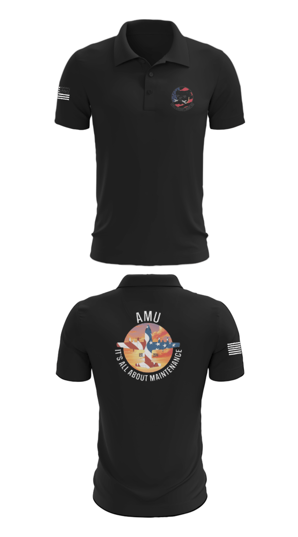 Short Sleeve Performance Polo, 910th AMU, Air Force, Teamtime, Team time, sublimation, custom sports apparel, team uniforms, spirit wear, spiritwear, sports uniforms, custom shirts, team store, custom team store, fundraiser sports, apparel fundraiser