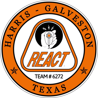 Harris/Galveston County REACT 98320427 Stainless Steel Water Bottle with a Straw Lid