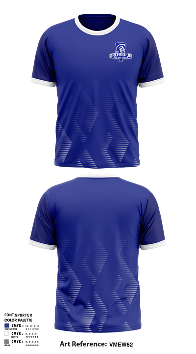Orland Jr Trojans Cheer 6207473 Short Sleeve Performance Shirt - 5