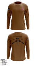 Charger Co. / 2-112th Infantry Battalion 37738588 Long Sleeve Performance Shirt - 4