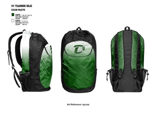 Gear Bag, De Soto High School Volleyball, Women's Volleyball, Teamtime, Team time, sublimation, custom sports apparel, team uniforms, spirit wear, spiritwear, sports uniforms, custom shirts, team store, custom team store, fundraiser sports, apparel fundraiser