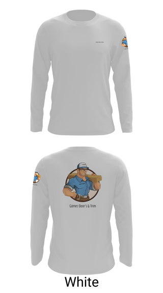 Long Sleeve Performance Shirt, Gómez Door’s & Trim, , Teamtime, Team time, sublimation, custom sports apparel, team uniforms, spirit wear, spiritwear, sports uniforms, custom shirts, team store, custom team store, fundraiser sports, apparel fundraiser