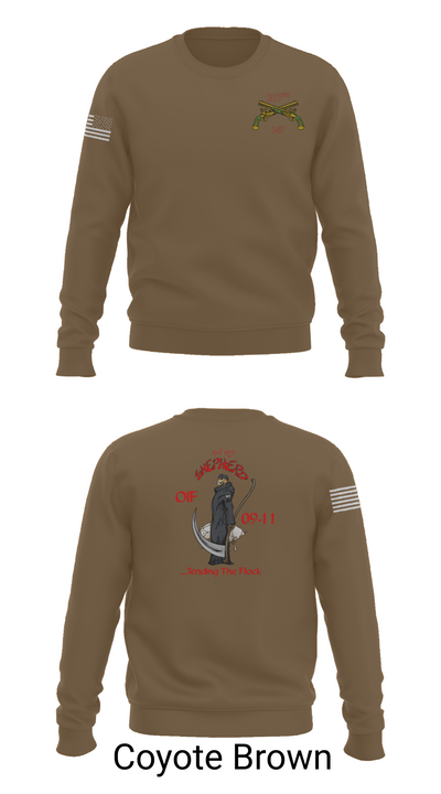 217th MP CO 3rd platoon Iraq 09-10 88609784 Crew Neck Sweatshirt - 5