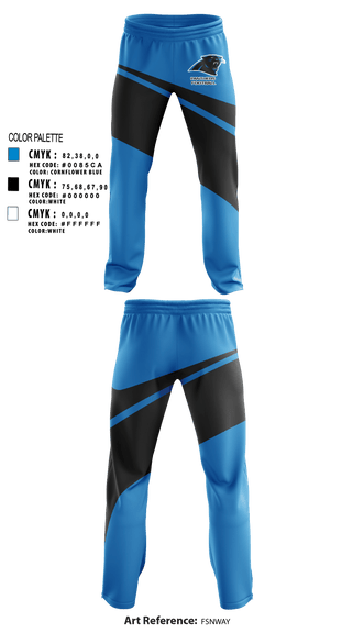 Sweatpants, Panthers, Football, Teamtime, Team time, sublimation, custom sports apparel, team uniforms, spirit wear, spiritwear, sports uniforms, custom shirts, team store, custom team store, fundraiser sports, apparel fundraiser