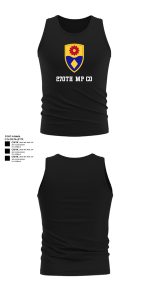 Tank Top, 270th MP CO, National Guard, Teamtime, Team time, sublimation, custom sports apparel, team uniforms, spirit wear, spiritwear, sports uniforms, custom shirts, team store, custom team store, fundraiser sports, apparel fundraiser