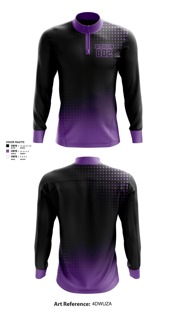 Quarter Zip Jacket, Division 802, Men's Basketball, Teamtime, Team time, sublimation, custom sports apparel, team uniforms, spirit wear, spiritwear, sports uniforms, custom shirts, team store, custom team store, fundraiser sports, apparel fundraiser