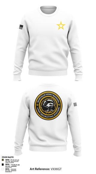 Crew Neck Sweatshirt, Maryville Honeybadger, Army, Teamtime, Team time, sublimation, custom sports apparel, team uniforms, spirit wear, spiritwear, sports uniforms, custom shirts, team store, custom team store, fundraiser sports, apparel fundraiser