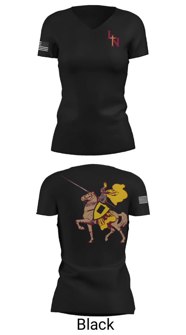 Women's Short Sleeve Vneck Shirt, Lutheran North High School Volleyball, Women's Volleyball, Teamtime, Team time, sublimation, custom sports apparel, team uniforms, spirit wear, spiritwear, sports uniforms, custom shirts, team store, custom team store, fundraiser sports, apparel fundraiser