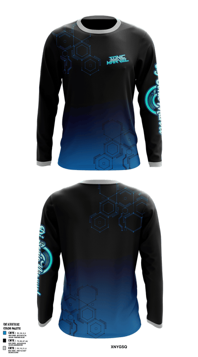 DJ Sonic Marvel 49392469 Long Sleeve Performance Shirt - 6