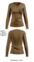 R2 Performance center 32912222 Women's Long Sleeve V-neck Shirt - 8