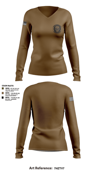 Women's Long Sleeve Vneck Shirt, R2 Performance center, Army, Teamtime, Team time, sublimation, custom sports apparel, team uniforms, spirit wear, spiritwear, sports uniforms, custom shirts, team store, custom team store, fundraiser sports, apparel fundraiser