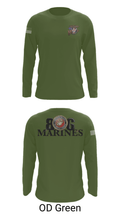 806 Marines 13874790 Long Sleeve Performance Shirt - 46