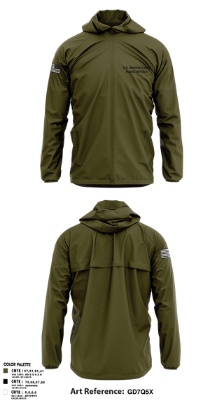 Windbreaker, MCRDPI COMMSTRAT, Marines, Teamtime, Team time, sublimation, custom sports apparel, team uniforms, spirit wear, spiritwear, sports uniforms, custom shirts, team store, custom team store, fundraiser sports, apparel fundraiser
