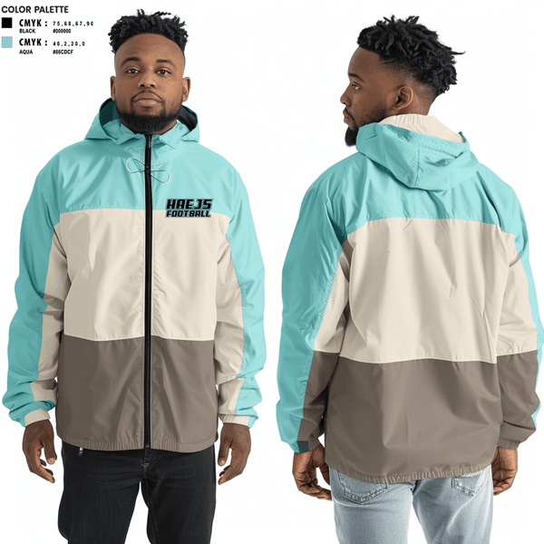 Windbreaker, Haejs, Football, Teamtime, Team time, sublimation, custom sports apparel, team uniforms, spirit wear, spiritwear, sports uniforms, custom shirts, team store, custom team store, fundraiser sports, apparel fundraiser
