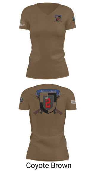 Women's Short Sleeve Vneck Shirt, 2nd Battalion, Army, Teamtime, Team time, sublimation, custom sports apparel, team uniforms, spirit wear, spiritwear, sports uniforms, custom shirts, team store, custom team store, fundraiser sports, apparel fundraiser