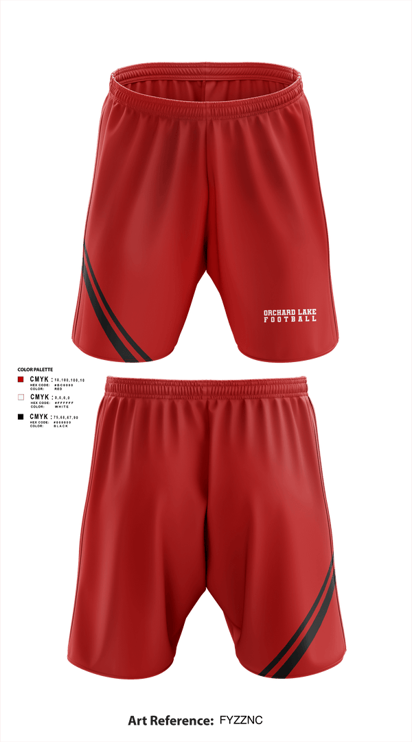 Athletic Shorts With Pockets, Orchard Lake St Mary’s, Football, Teamtime, Team time, sublimation, custom sports apparel, team uniforms, spirit wear, spiritwear, sports uniforms, custom shirts, team store, custom team store, fundraiser sports, apparel fundraiser