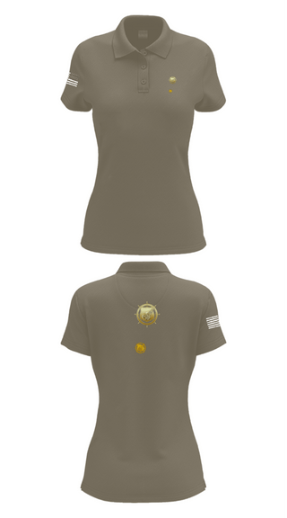 Women's Short Sleeve Performance Polo, 383rd MCT, Army, Teamtime, Team time, sublimation, custom sports apparel, team uniforms, spirit wear, spiritwear, sports uniforms, custom shirts, team store, custom team store, fundraiser sports, apparel fundraiser