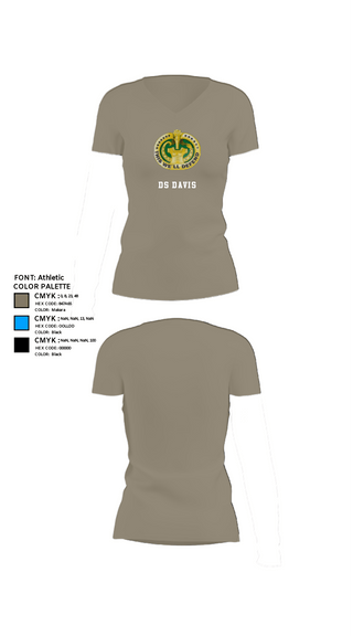 Women's Short Sleeve Vneck Shirt, DS Davis, , Teamtime, Team time, sublimation, custom sports apparel, team uniforms, spirit wear, spiritwear, sports uniforms, custom shirts, team store, custom team store, fundraiser sports, apparel fundraiser