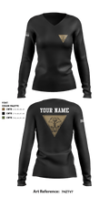 Ghost Frogs 23305711 Women's Long Sleeve V-neck Shirt - 8
