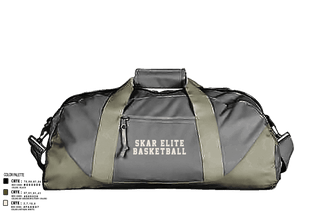 Duffle Bag, skar elite, Men's Basketball, Teamtime, Team time, sublimation, custom sports apparel, team uniforms, spirit wear, spiritwear, sports uniforms, custom shirts, team store, custom team store, fundraiser sports, apparel fundraiser