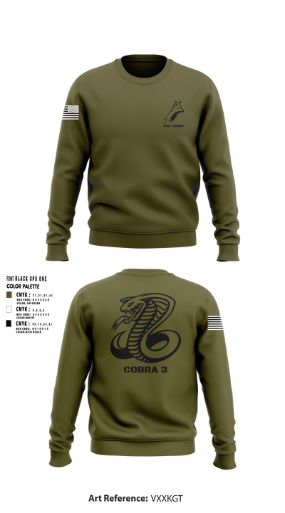 Fox troop 31876072 Crew Neck Sweatshirt - 1