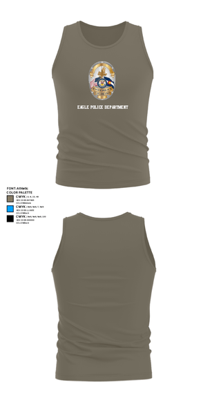 Tank Top, Eagle Police Department, Police, Teamtime, Team time, sublimation, custom sports apparel, team uniforms, spirit wear, spiritwear, sports uniforms, custom shirts, team store, custom team store, fundraiser sports, apparel fundraiser