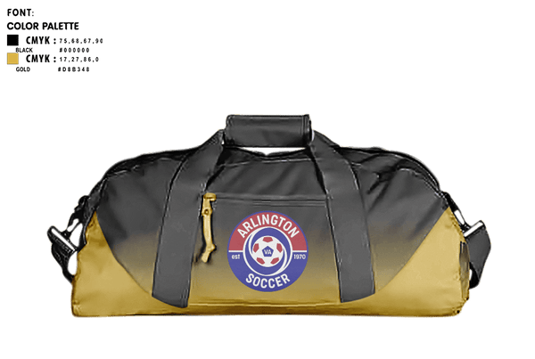 Duffle Bag, Arlington, Men's Soccer, Teamtime, Team time, sublimation, custom sports apparel, team uniforms, spirit wear, spiritwear, sports uniforms, custom shirts, team store, custom team store, fundraiser sports, apparel fundraiser