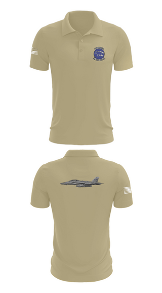 Short Sleeve Performance Polo, VAQ-139 Cougars, Navy, Teamtime, Team time, sublimation, custom sports apparel, team uniforms, spirit wear, spiritwear, sports uniforms, custom shirts, team store, custom team store, fundraiser sports, apparel fundraiser