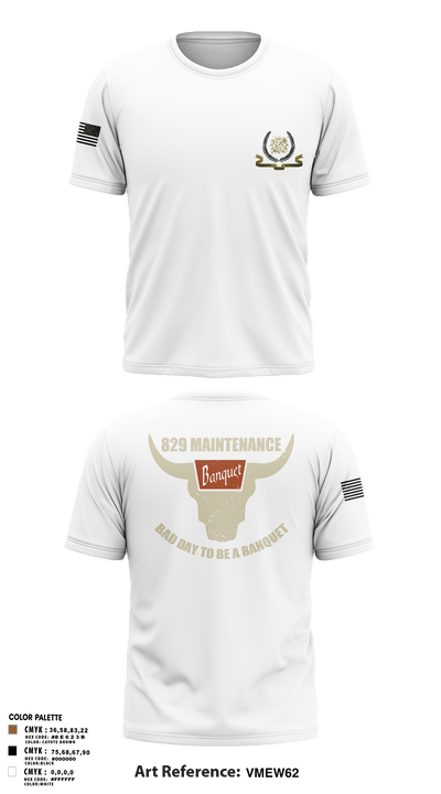 829 maintenance 40042048 Old School Cotton Feel Shirt - 2