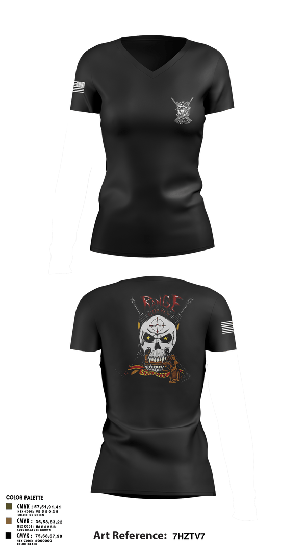 Women's Short Sleeve Vneck Shirt, Range Company, Marines, Teamtime, Team time, sublimation, custom sports apparel, team uniforms, spirit wear, spiritwear, sports uniforms, custom shirts, team store, custom team store, fundraiser sports, apparel fundraiser