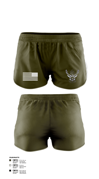 Women's Shorts, 7th Munitions Sq, Air Force, Teamtime, Team time, sublimation, custom sports apparel, team uniforms, spirit wear, spiritwear, sports uniforms, custom shirts, team store, custom team store, fundraiser sports, apparel fundraiser