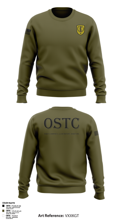 Fort Campbell & Redstone Arsenal - Office of Special Trial Counsel 55135476 Crew Neck Sweatshirt - 4