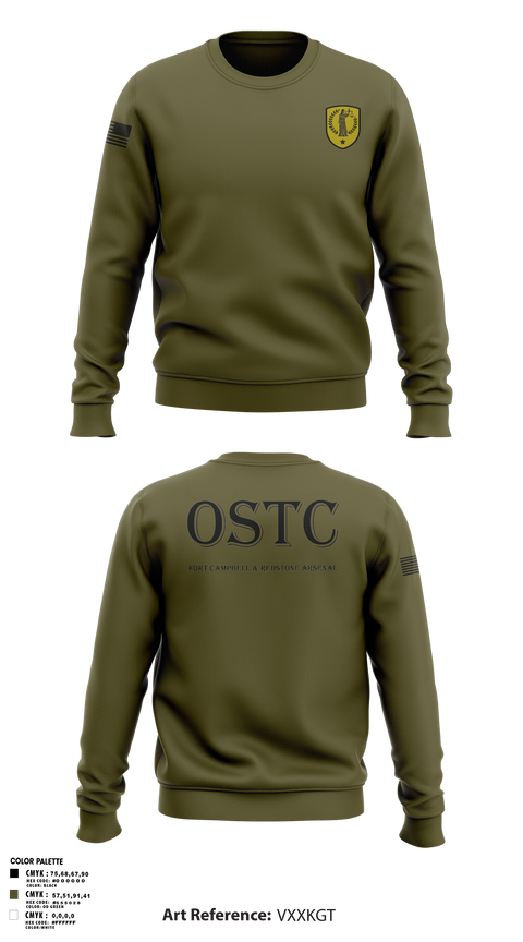 Crew Neck Sweatshirt, Fort Campbell & Redstone Arsenal - Office of Special Trial Counsel, , Teamtime, Team time, sublimation, custom sports apparel, team uniforms, spirit wear, spiritwear, sports uniforms, custom shirts, team store, custom team store, fundraiser sports, apparel fundraiser