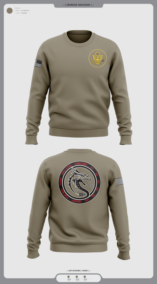 Crew Neck Sweatshirt, 1st space battalion, , Teamtime, Team time, sublimation, custom sports apparel, team uniforms, spirit wear, spiritwear, sports uniforms, custom shirts, team store, custom team store, fundraiser sports, apparel fundraiser