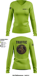 District 5 CSO 28339770 Women's Long Sleeve V-neck Shirt - 5