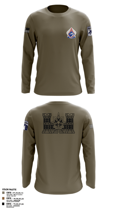 XVIII ABN G2 65000076 Long Sleeve Performance Shirt - 7