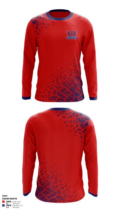 Niles Middle School Soccer 74220009 Long Sleeve Performance Shirt - 4