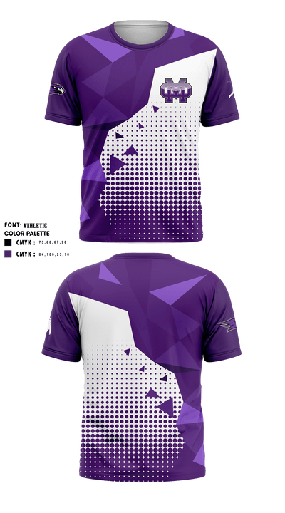 Mission Oak High School Golf 53851380 Short Sleeve Performance Shirt - 30 (1)