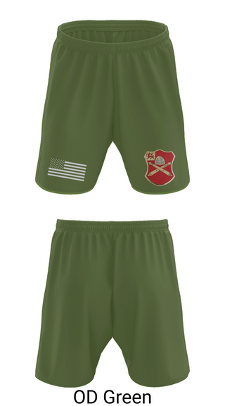 Athletic Shorts With Pockets, Bravo Battery, 6th Battalion, 10th Field Artillery, , Teamtime, Team time, sublimation, custom sports apparel, team uniforms, spirit wear, spiritwear, sports uniforms, custom shirts, team store, custom team store, fundraiser sports, apparel fundraiser