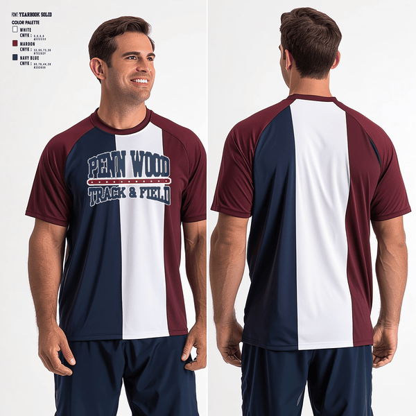 Short Sleeve Performance Shirt, PENN WOOD Highschool, Track & Field, Teamtime, Team time, sublimation, custom sports apparel, team uniforms, spirit wear, spiritwear, sports uniforms, custom shirts, team store, custom team store, fundraiser sports, apparel fundraiser