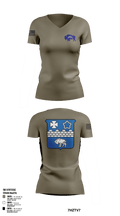 1-17 Infantry Regiment 55887987 Women's Short Sleeve V-neck Shirt - 1