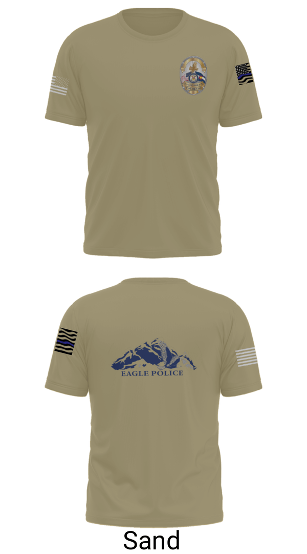 Old School Cotton Feel Shirt, Eagle Police Department, Police, Teamtime, Team time, sublimation, custom sports apparel, team uniforms, spirit wear, spiritwear, sports uniforms, custom shirts, team store, custom team store, fundraiser sports, apparel fundraiser