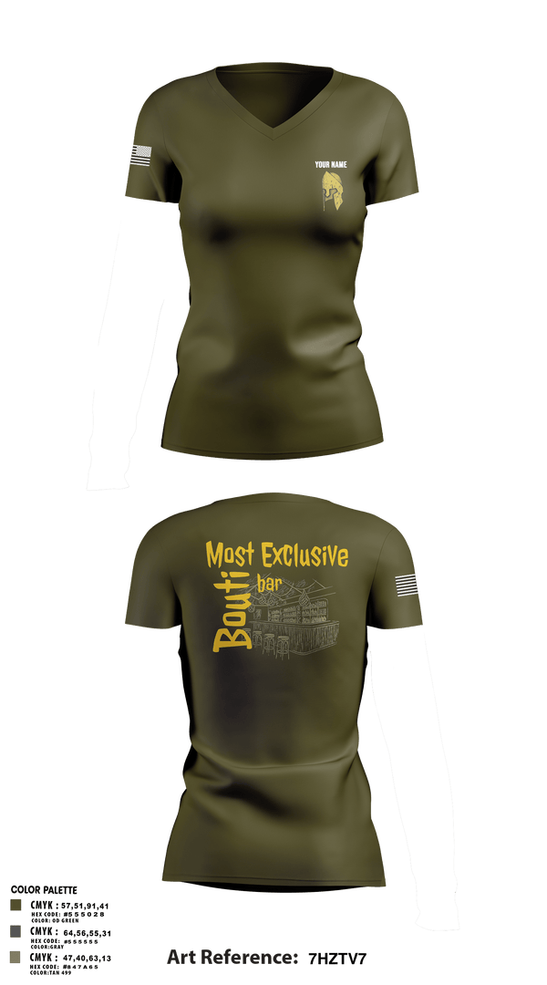 Women's Short Sleeve Vneck Shirt, jsotf J2, Army, Teamtime, Team time, sublimation, custom sports apparel, team uniforms, spirit wear, spiritwear, sports uniforms, custom shirts, team store, custom team store, fundraiser sports, apparel fundraiser