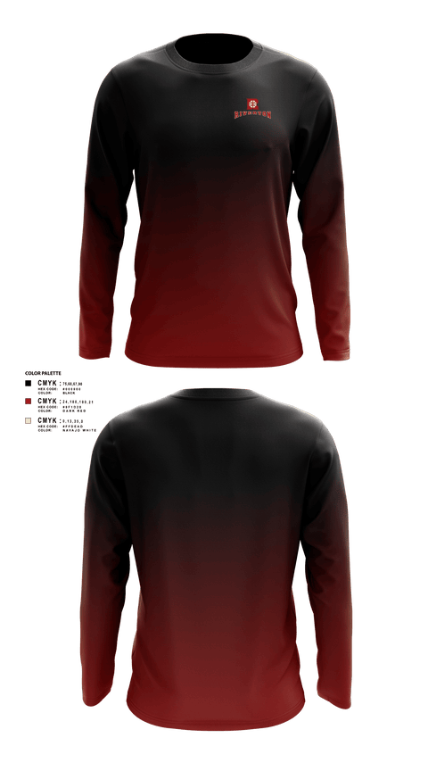 Long Sleeve Performance Shirt, Riverton, Men's Basketball, Teamtime, Team time, sublimation, custom sports apparel, team uniforms, spirit wear, spiritwear, sports uniforms, custom shirts, team store, custom team store, fundraiser sports, apparel fundraiser