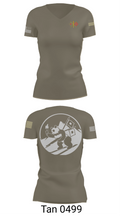S6 1-32 IN 64050243 Women's Short Sleeve V-neck Shirt - 68