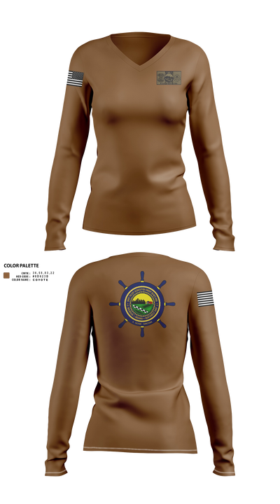 NTAG HEARTLAND 41668665 Women's Long Sleeve V-neck Shirt - 21