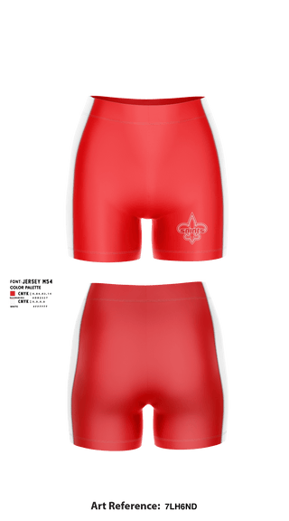 Women's Compression Shorts, St Ansgar Middle School Volleyball, Women's Volleyball, Teamtime, Team time, sublimation, custom sports apparel, team uniforms, spirit wear, spiritwear, sports uniforms, custom shirts, team store, custom team store, fundraiser sports, apparel fundraiser